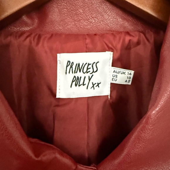 Princess Polly Callie Oversize Faux Leather Jacket - Picture 6 of 8